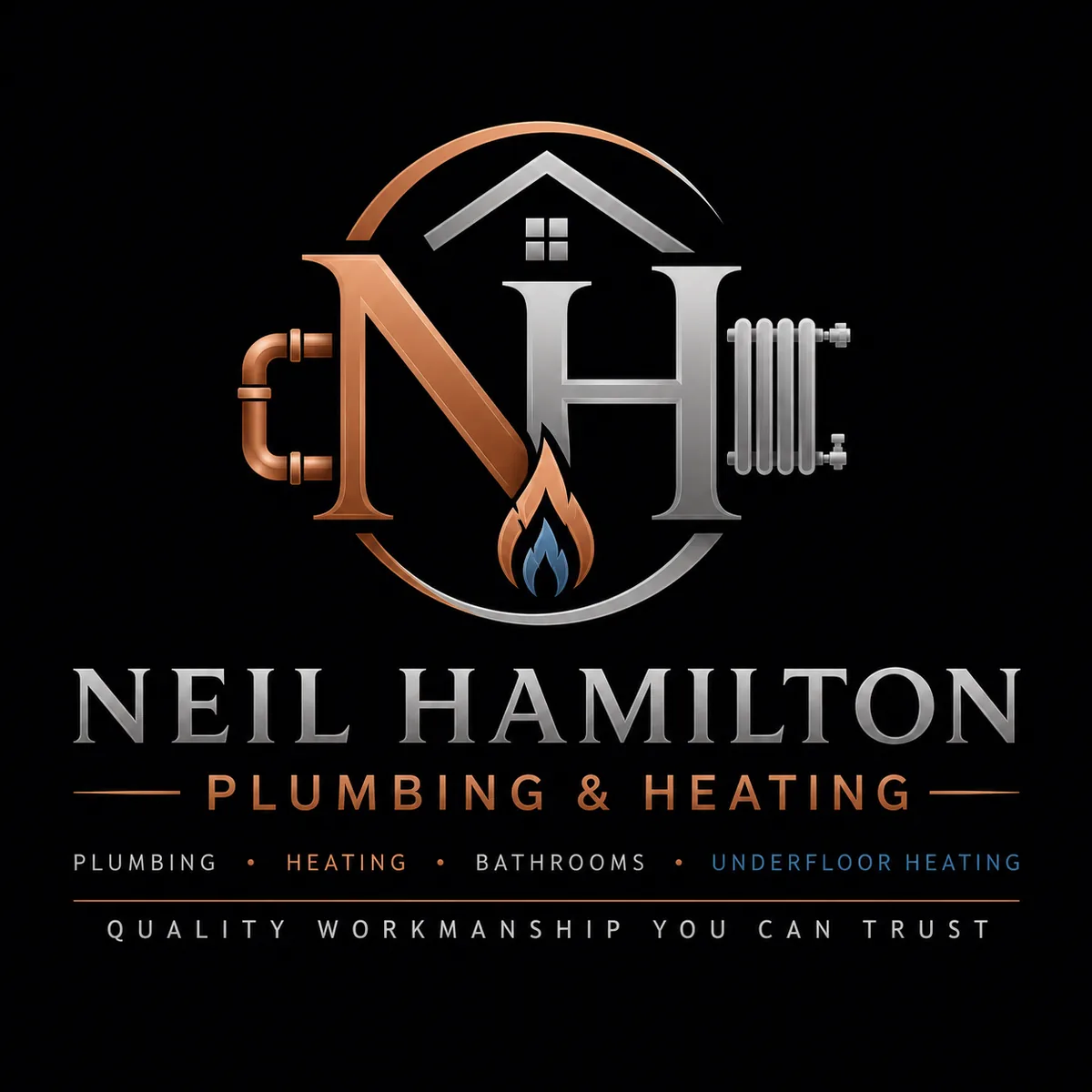 Neil Hamilton Plumbing and Heating logo